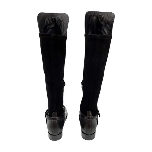 Versace Black Over the Knee Riding Boots NIB - Picture 6 of 15